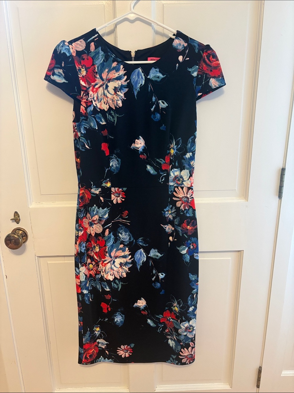 Betsey Johnson 2010s body con knee length cocktail dress